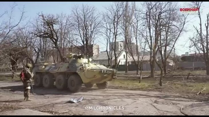 Командир морпехов из 810-й бригады морской пехоты Черноморского флота ...